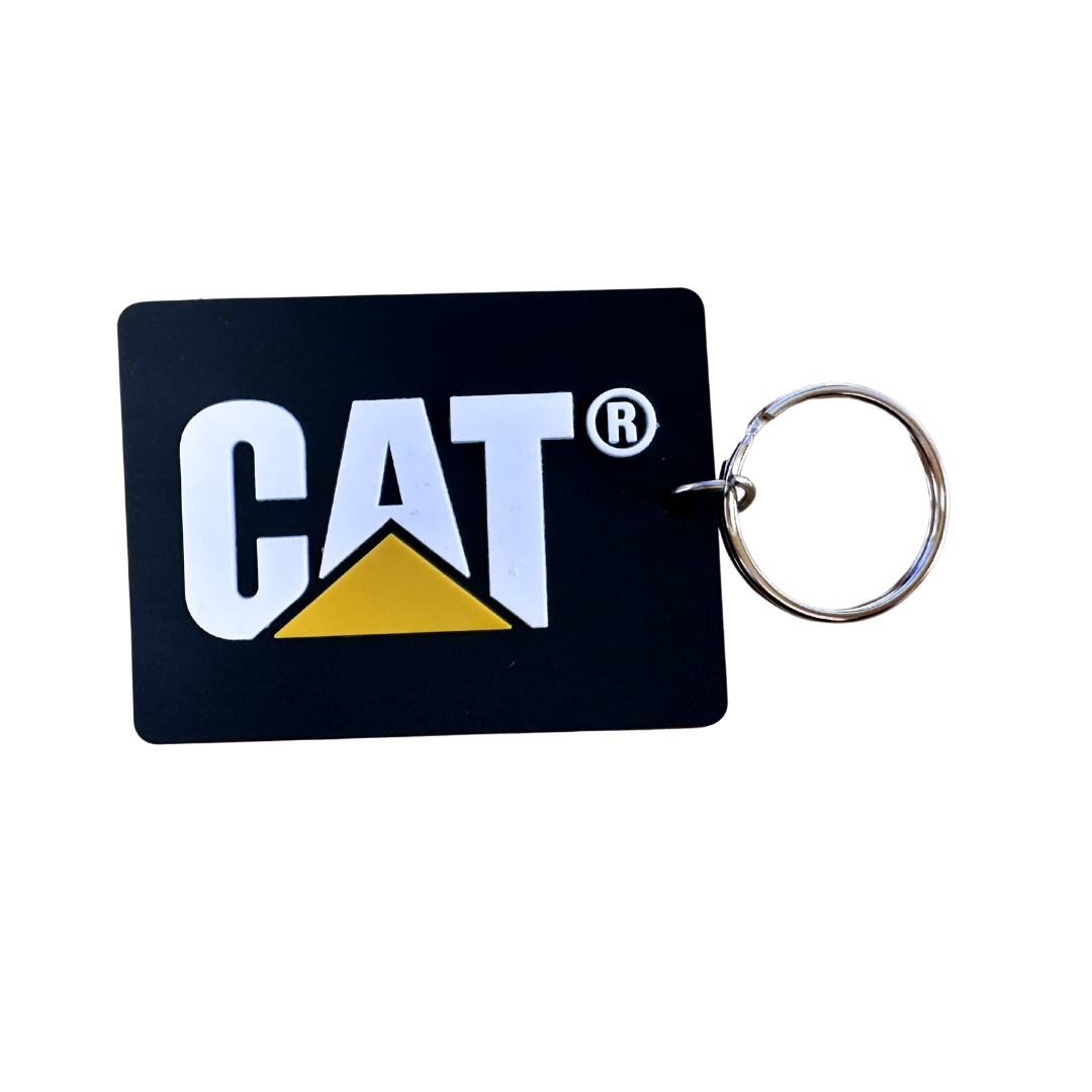 Cat Rubber Key Tag