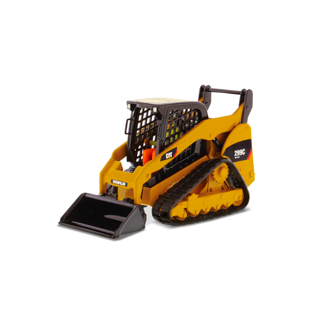 Cat Diecast 299C Compact Track Loader with work tools 1:32 Scale